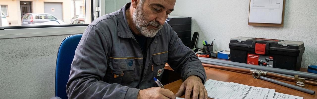 Emisión de boletines de fontanería en armilla